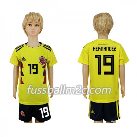 Fußballtrikots Kolumbien Hernandez 19 Kinder Heim Trikotsatz WM 2018 Fußballtrikots Kolumbien Hernandez 19 Kinder Heim Trikotsatz WM 2018